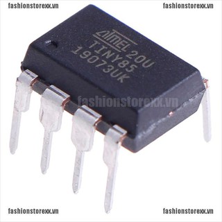 1 bộ điều khiển đèn flash attiny85 attiny85-20pu dip-8 ic mcu 8bit 8kb flash dip