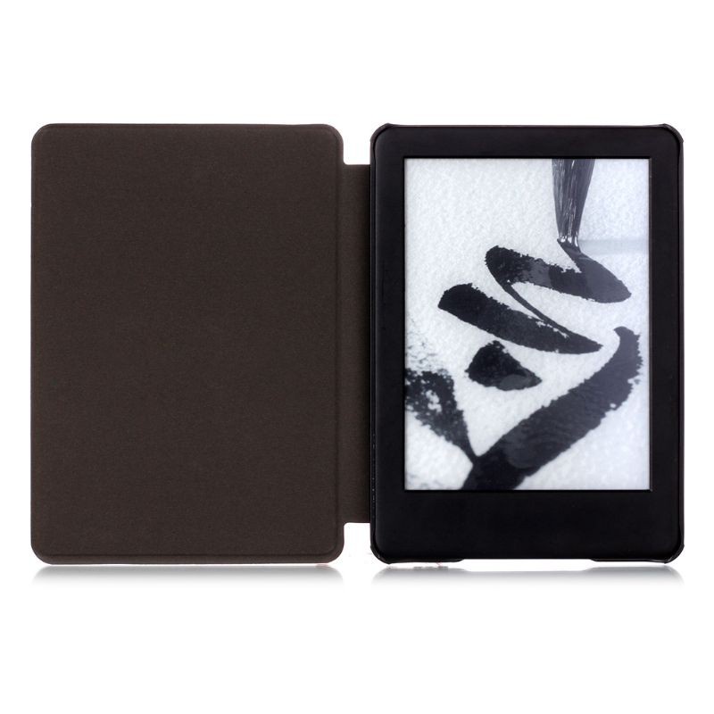 Alli PU Leather Cloth Pattern Flip Ebook Case for Amazon Kindle Auto Sleep E-reader Protective Cover for Kindle 2019 6.0 Inch Accessories