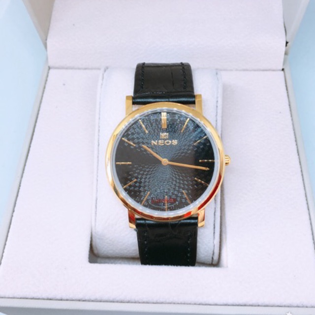Đồng hồ nam NEOS máy mỏng dây da cao cấp