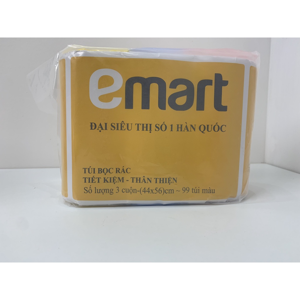 Lô 3 Túi Rác Màu Nhiều Size -  Emart VN