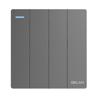[Series E6] Bộ công tắc bốn 1 chiều/ 2 chiều 16A GELAN