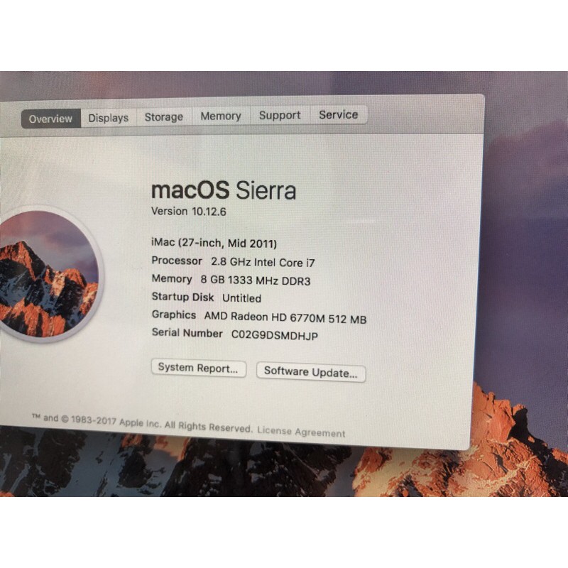 Máy tính apple imac 27inch cpu i7-2.8Ghz ram 8Gb ổ cứng 1Tb | BigBuy360 - bigbuy360.vn