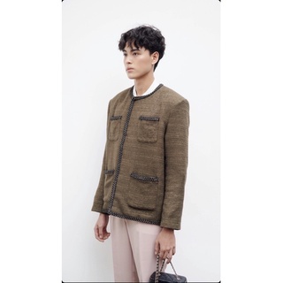 Áo khoác Tweed Moss Jacket