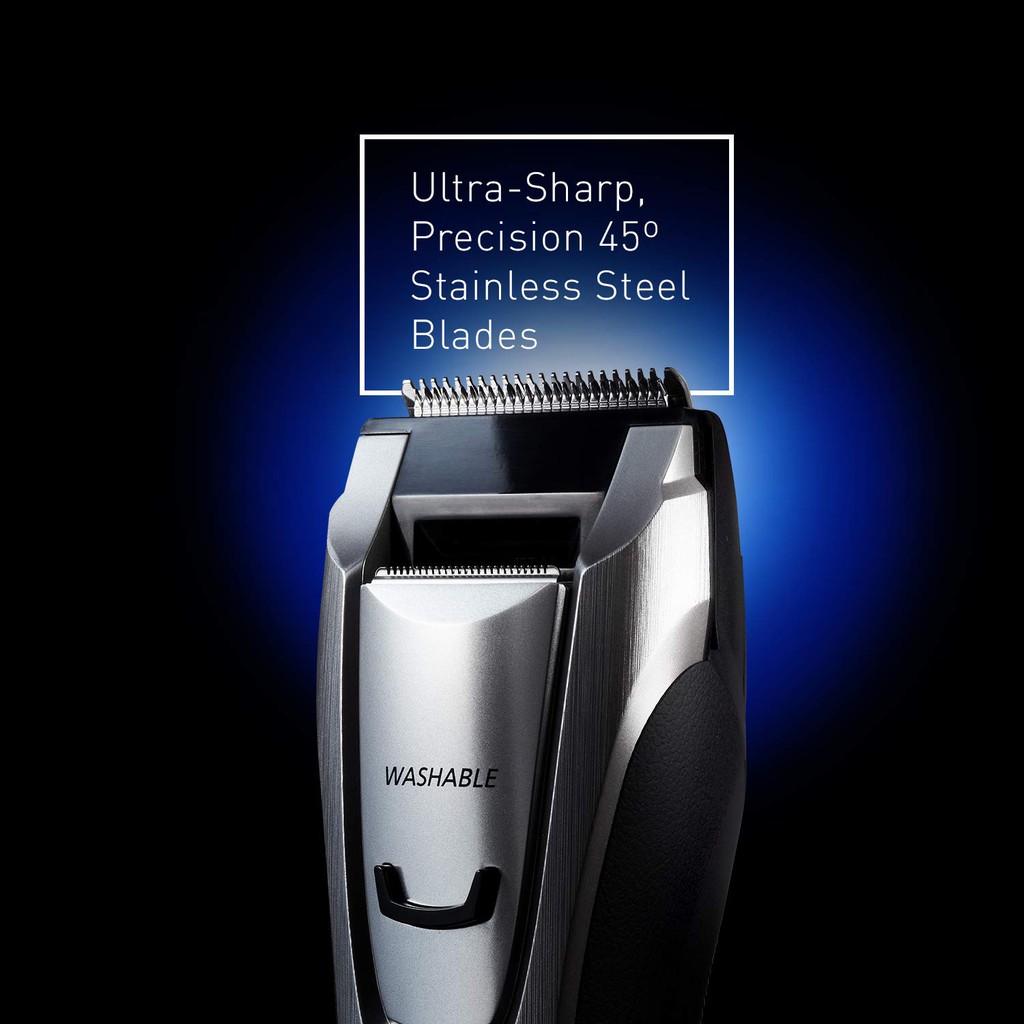 Tông đơ cắt tỉa Panasonic All-in-One Precision Trimmer Rechargeable Washable ER-GB80-S (hàng Mỹ)