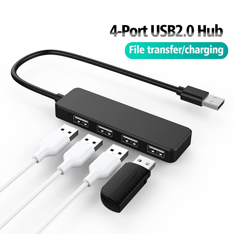 Hub chia 4 cổng USB 3.0 HDOORLINK tốc độ cao siêu mỏng cho Laptop laptop táo