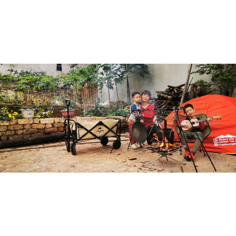 (Size To) Bếp Kệ cắm trại Glamping Nướng BBQ dã ngoại camping Hàng Việt Nam gia công