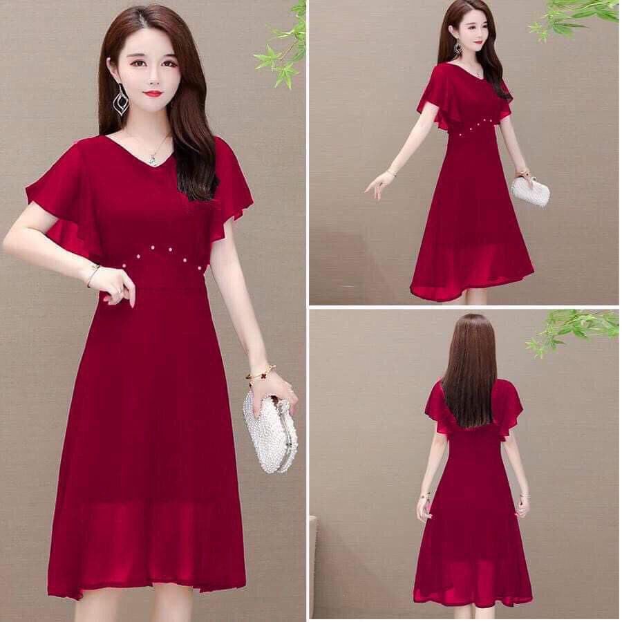 ĐẦM XÒE VOAN ĐÍNH NGỌC SIÊU DỄ THƯƠNG
