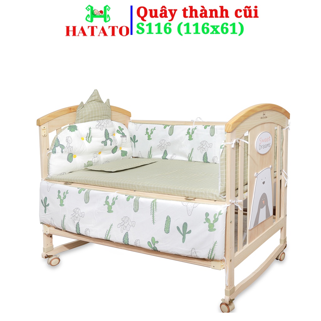 Quây cũi cho bé Hatato S116 - (D116cm x R61cm)