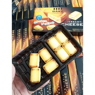 Bánh phomai nướng Cheese Bake Morinaga Nhật Bản hộp 45g date t7/2021