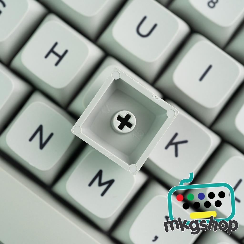 Keycap XDA Retro RGBY in dye-sub, nhựa PBT 130 nút bàn phím cơ