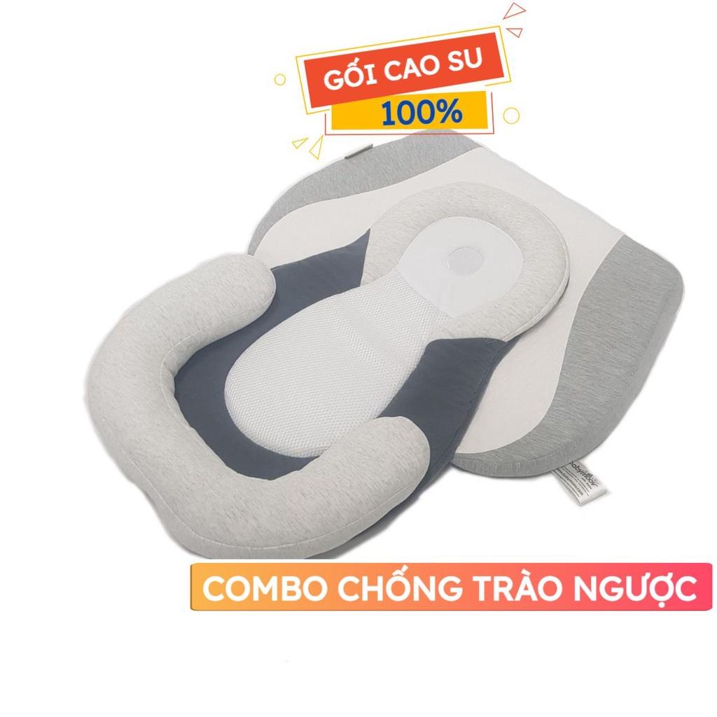 Gối chống trào ngược và đệm ngủ đúng tư thế Cho Bé CHỐNG MÉO ĐẦU Giúp Bé Ngủ Ngoan