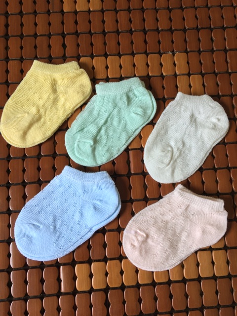 Tất lưới thông hơi cho bé trai bé gái sơ sinh