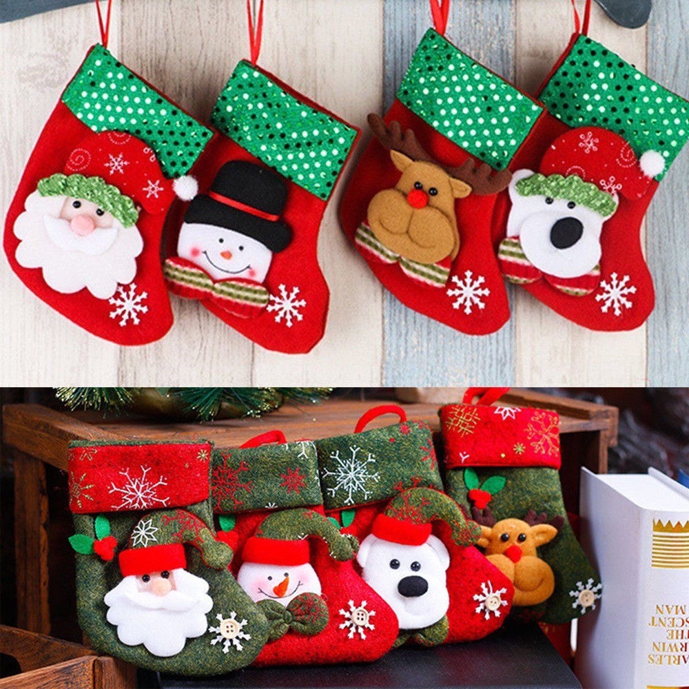 Vớ Treo Trang Trí Cây Thông Noel