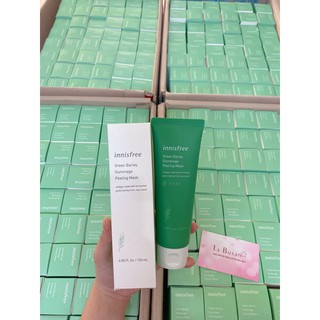 [ CÓ BILL HÀN ]Tẩy Da Chết Innisfree Green Barley Gommage Peeling Mask 120ml