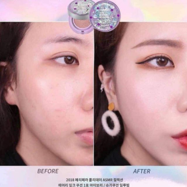 Phấn Nước Peripera Airy Ink Cushion SPF50+ PA+++ (ASMR Collection)