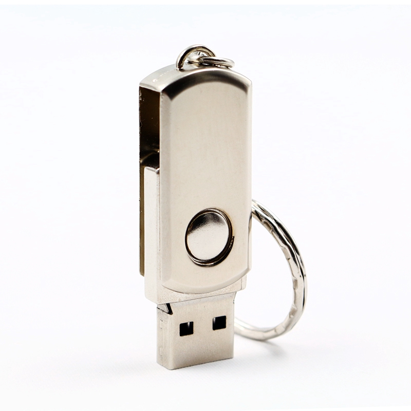 Silver High SpeedMetal USB 1GB-64GB Memory Drive with ​​Pendrive Gift