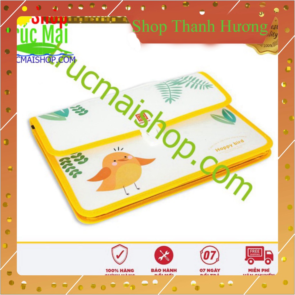 cặp học thêm cặp học hè Cặp học thêm Hồng Hà Happy Bird 3858 - giao màu ngẫu nhiên | BigBuy360 - bigbuy360.vn