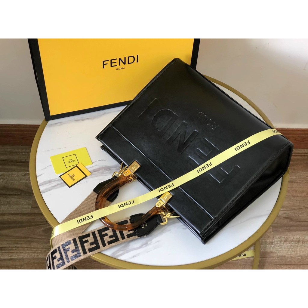 Túi xách FEN.DI bigsize chất da xịn 35cm kèm quai đeo chéo