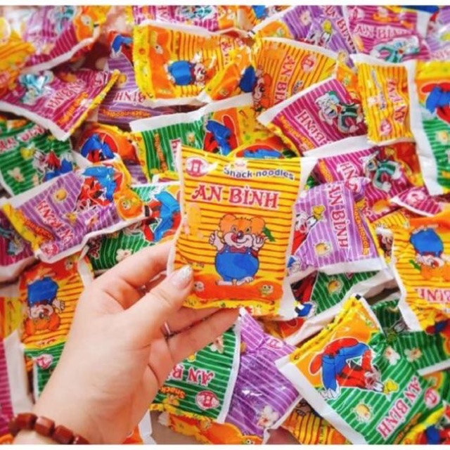 ( Trở Về Tuổi Thơ ) Bịch 50 Gói Snack Mì Trẻ Em Ăn Liền An Bình