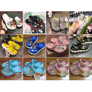 Dép Sục Thời Trang - Tặng 12 Jibbitz 2D + hàng có sẵn