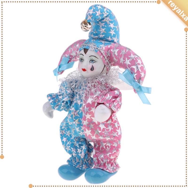 Búp Bê Chú Hề Bằng Sứ 20CM Trang Trí Nhà Cửa / Văn Phòng