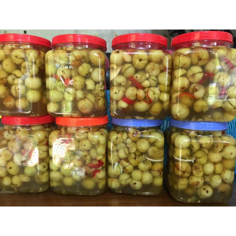 Mác kham ướp chua ngọt, me rừng ướp