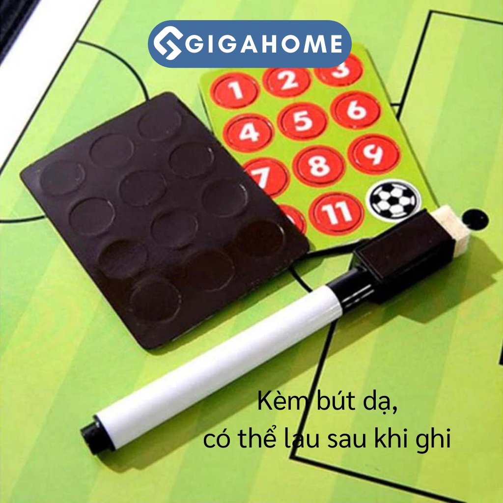 Bảng Chiến Thuật Bóng Đá Gấp Gọn GIGAHOME Kèm Bút Dạ Tiện Lợi 6135