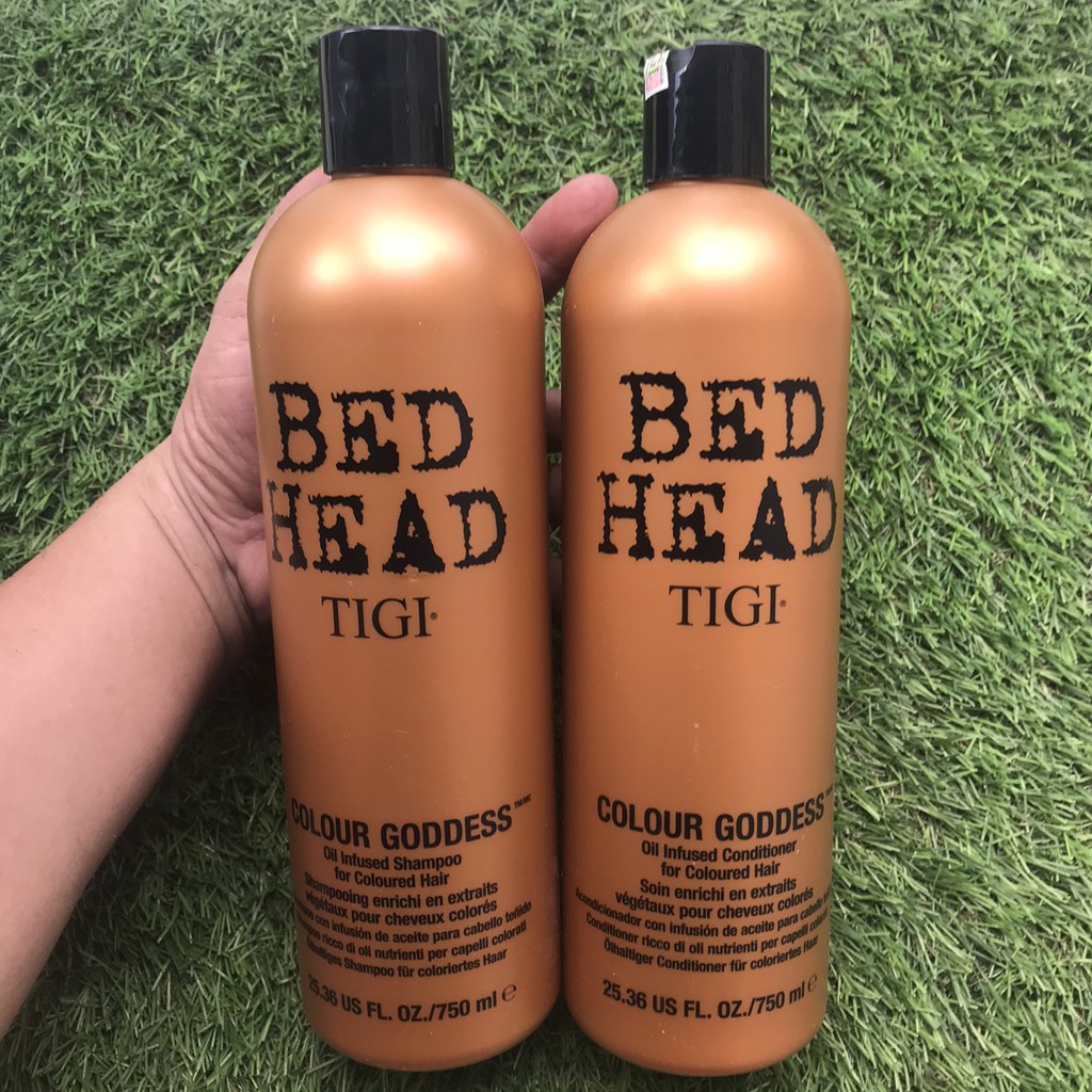 Dầu xả dành cho tóc nhuộm tông ấm Tigi Bed Head Colour Goddess Oil Infused 750ml