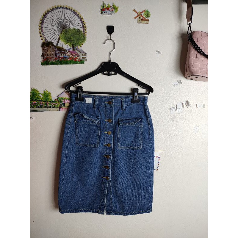 chân váy bò dài 2hand eo 70_72 | BigBuy360 - bigbuy360.vn