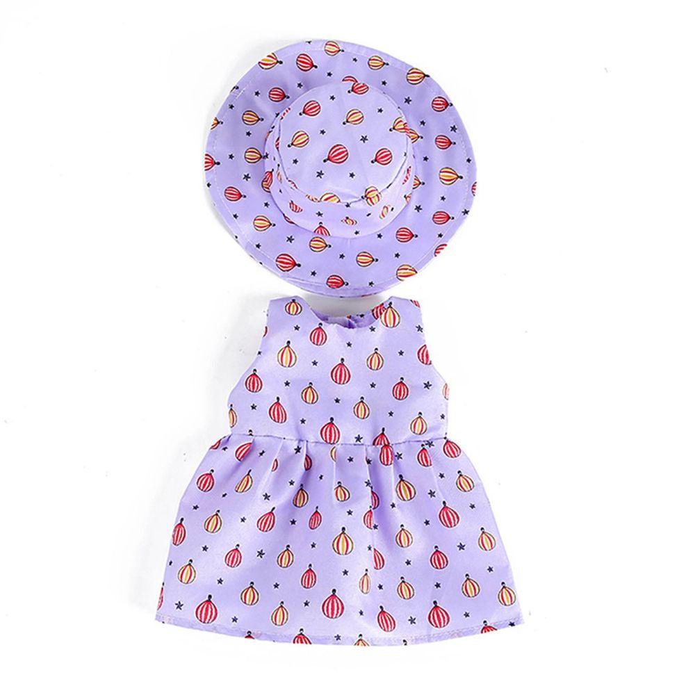 Đầm Búp Bê 18inch Họa Tiết Hoa Thời Trang Cho Bé Gái