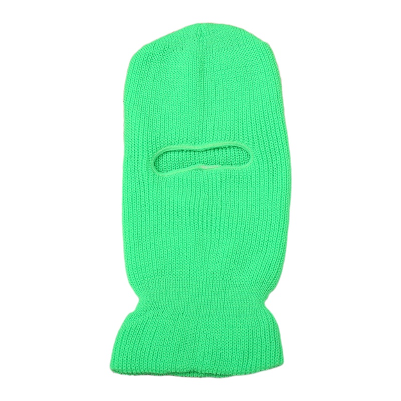 Nón Trùm Đầu Che Phủ Toàn Bộ Khuôn Mặt Bằng Len Màu Trơn Chống Gió