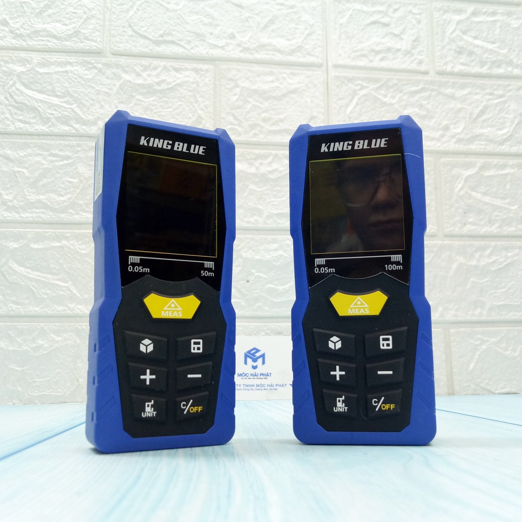 Máy đo khoảng cách thước laser lare KingBlue 50m 100m KNZ tặng bao vải nghề mộc