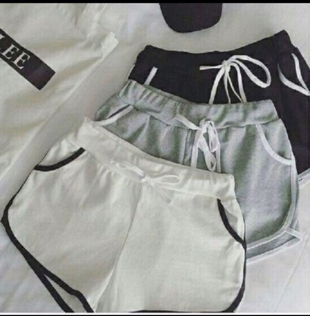 Quần Đùi Thể Thao Nữ - Chất Cotton Mềm Mại, Co Giãn Siêu Tốt | BigBuy360 - bigbuy360.vn