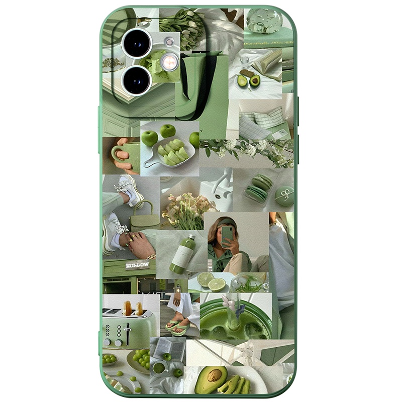 Ốp điện thoại JURSUE chống sốc viền vuông thích hợp cho iPhone 13 12 11 Pro Max SE 2020 X XR XS 8 7 ip 6S 6 Plus Y1923