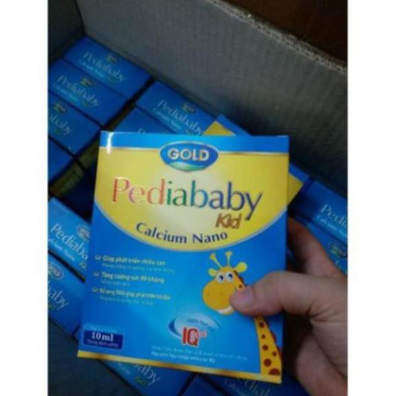 Pediababy calcium nano bổ sung canxi, phát triển chiều cao