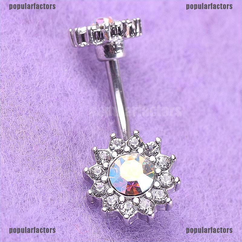 Khuyên Rốn Hình Bông Hoa Dễ Thương