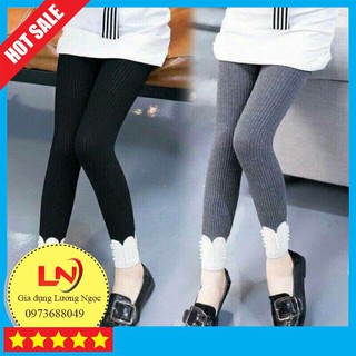 Quần tất len tăm đính đá ngọc trai cho bé yêu