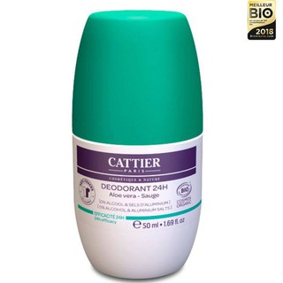 Lăn khử mùi 24h hữu cơ Catier 50ml