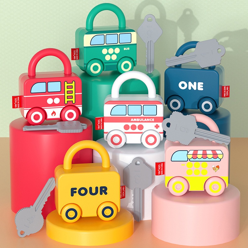 Đồ chơi ô tô kiêm ổ khóa mới nhất 2022