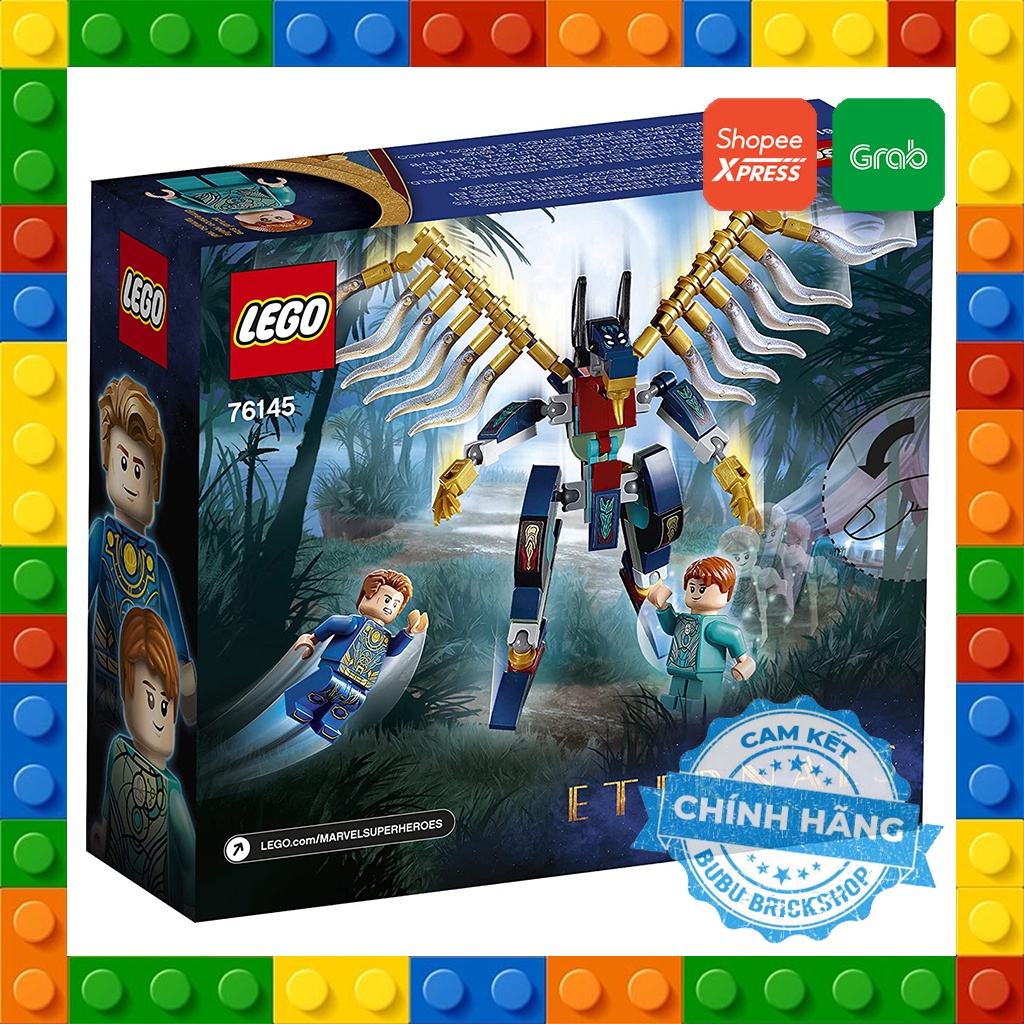 Lego Super Heroes 76145 -  Eternals’ Aerial Assault - Bộ xếp hình Lego Rô bốt chiến đấu trên không c