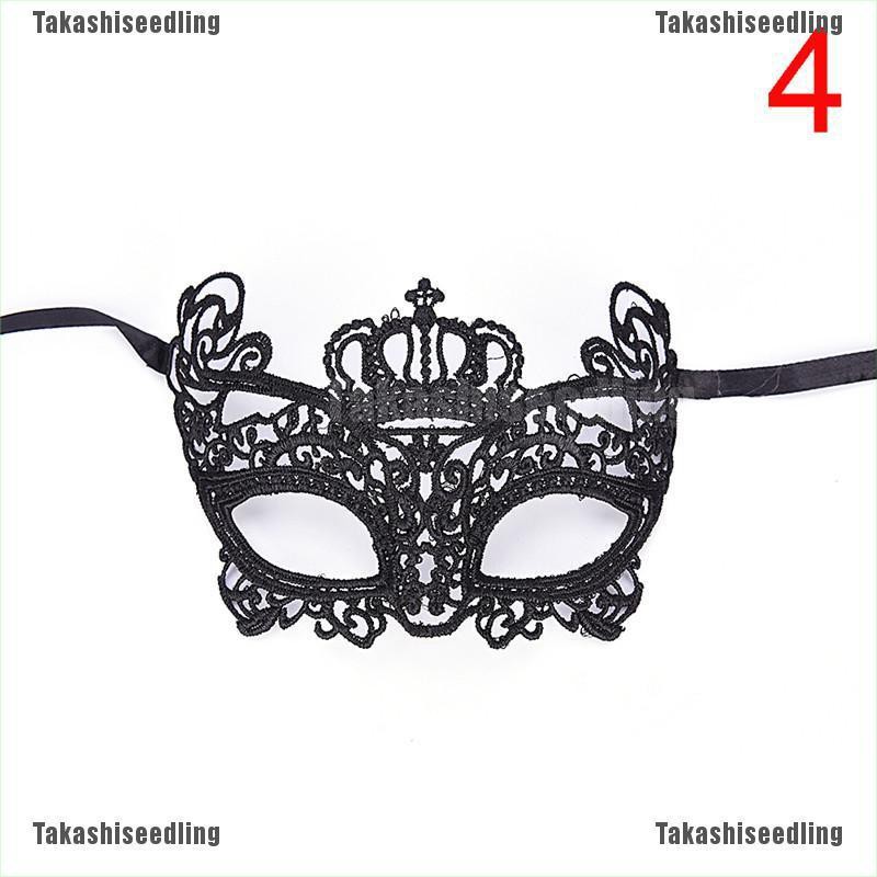 Mặt Nạ Ren Đen Hóa Trang Độc Đáo