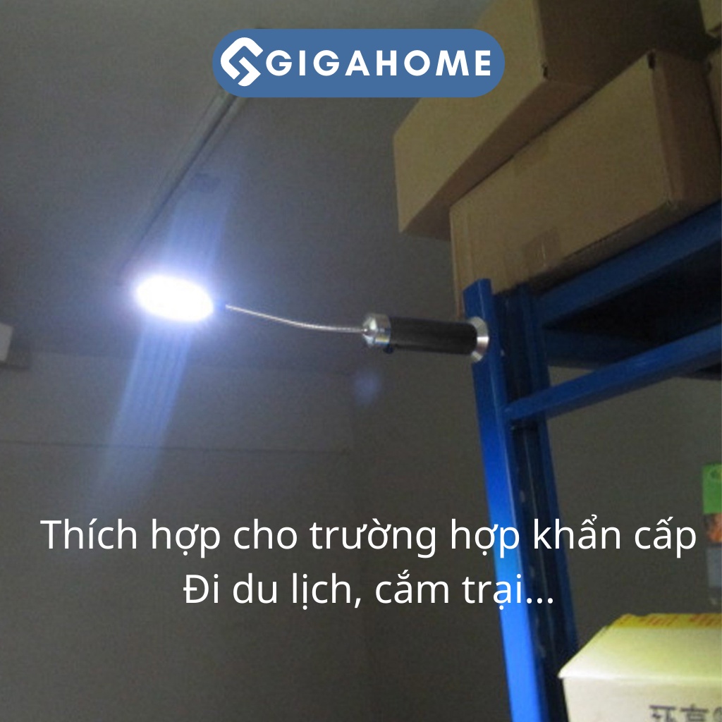 Đèn Led 15 Bóng Siêu Sáng Có Chân Đế Hít Nâm Châm, Có Thể Uốn Cong GIGAHOME 5455