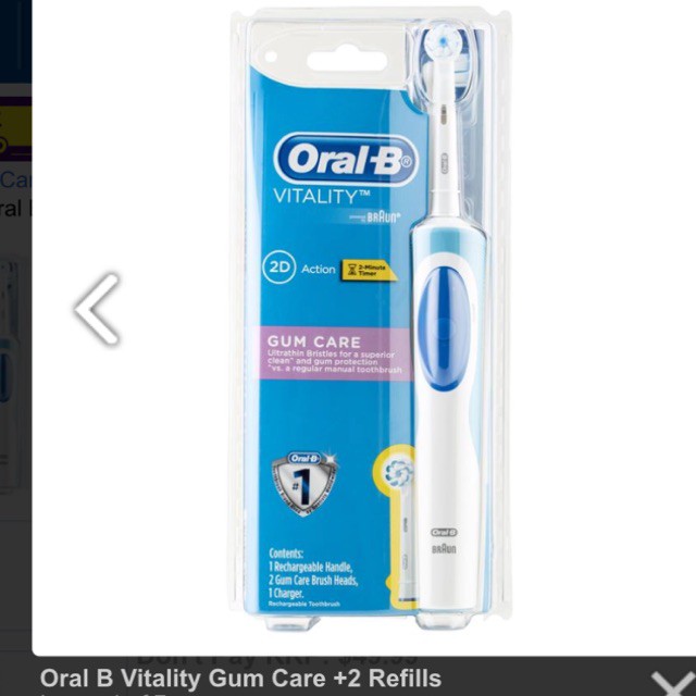 [Order] Bàn chải điện chăm sóc nướu Oral B Gum Care [HÀNG THẬT]