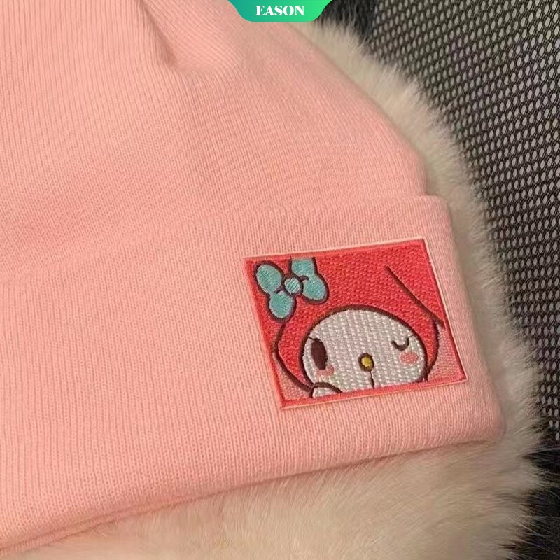 Mũ Len Dệt Kim Mềm Mại Họa Tiết hello kitty Thời Trang Xuân Thu Cho Nữ 2022
