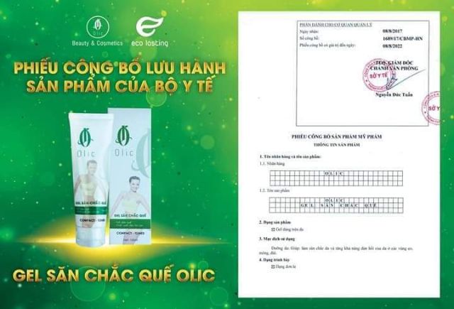 Combo 2 KEM TAN MỠ OLIC - tặng kèm 1đai định hình eo và miếng dán tan mỡ