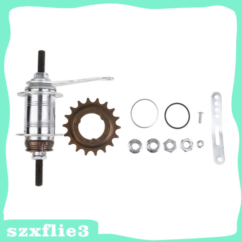 [Szxflie3] Set of 36 Holes Bicycle Coaster Brake Rear Hub Back Pedal Fixed Gear Part