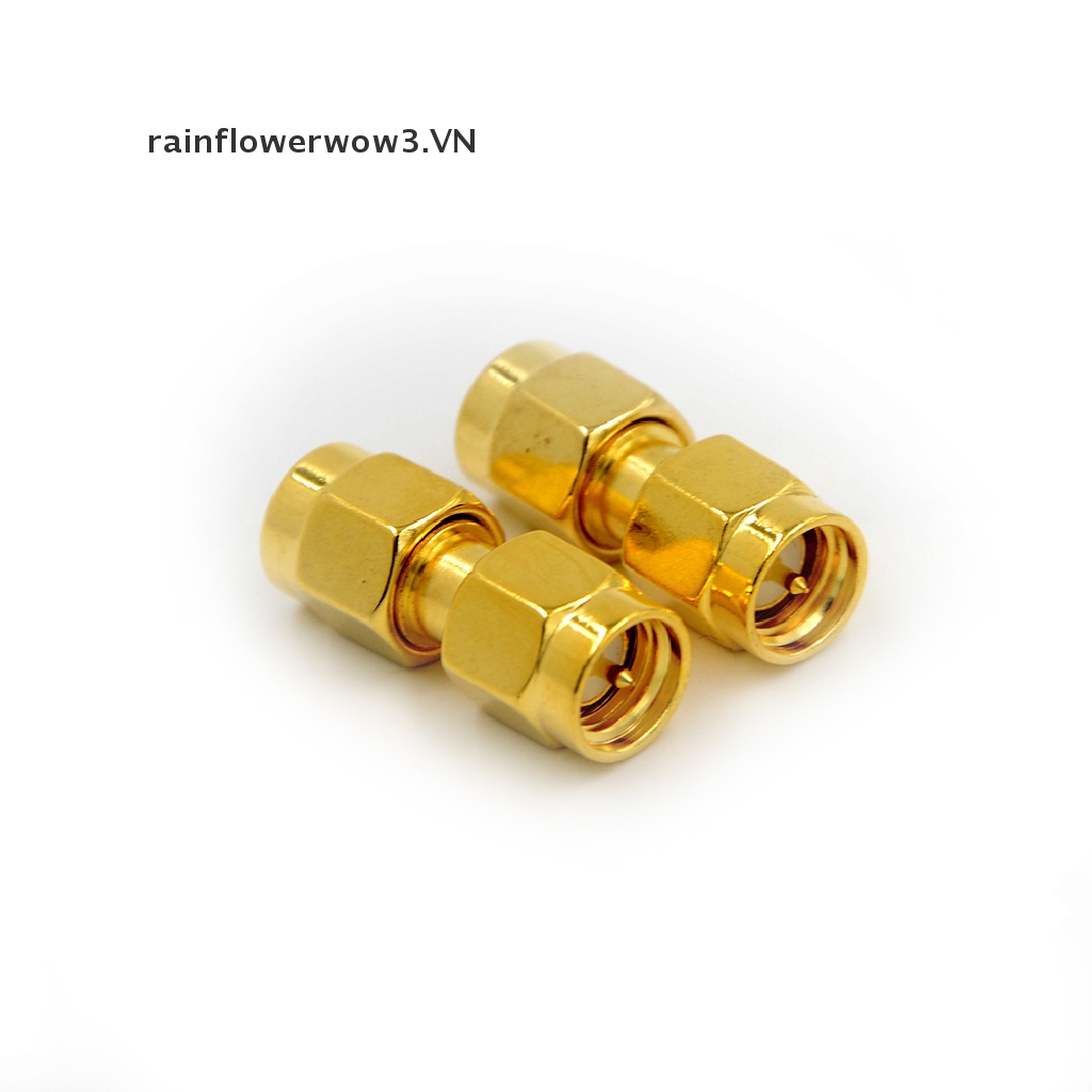 Set 2 Đầu Nối SMA Male Sang SMA Male Plug in series RF Coaxial