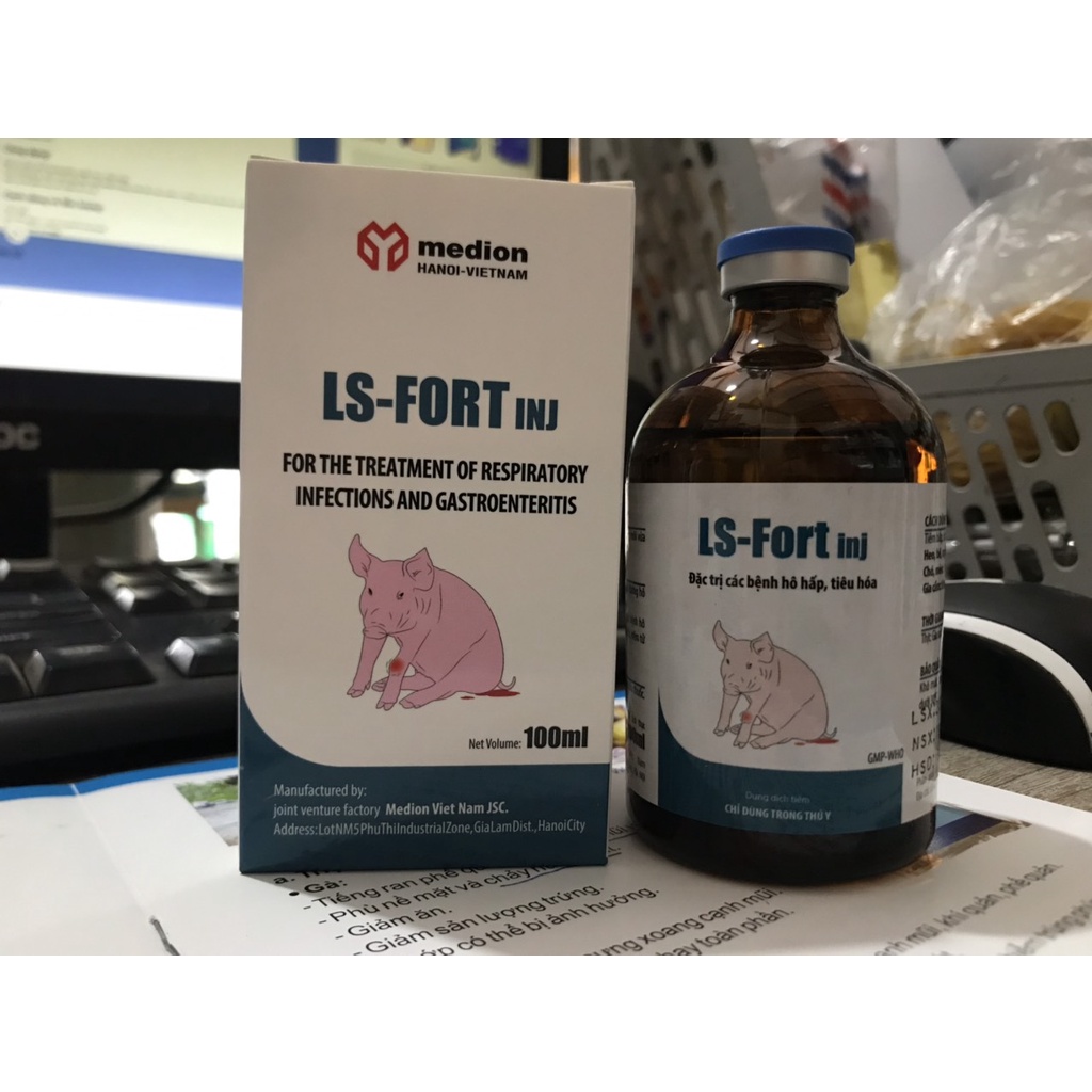 LS FORT INJ – lincospec - đặc trj hô hấp hồng lị viem khớp trên gia súc gia cầm