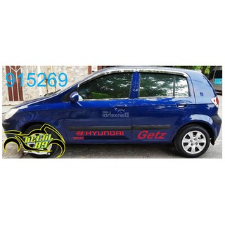 Tem dán sườn ô tô HYUNDAI Getz.
