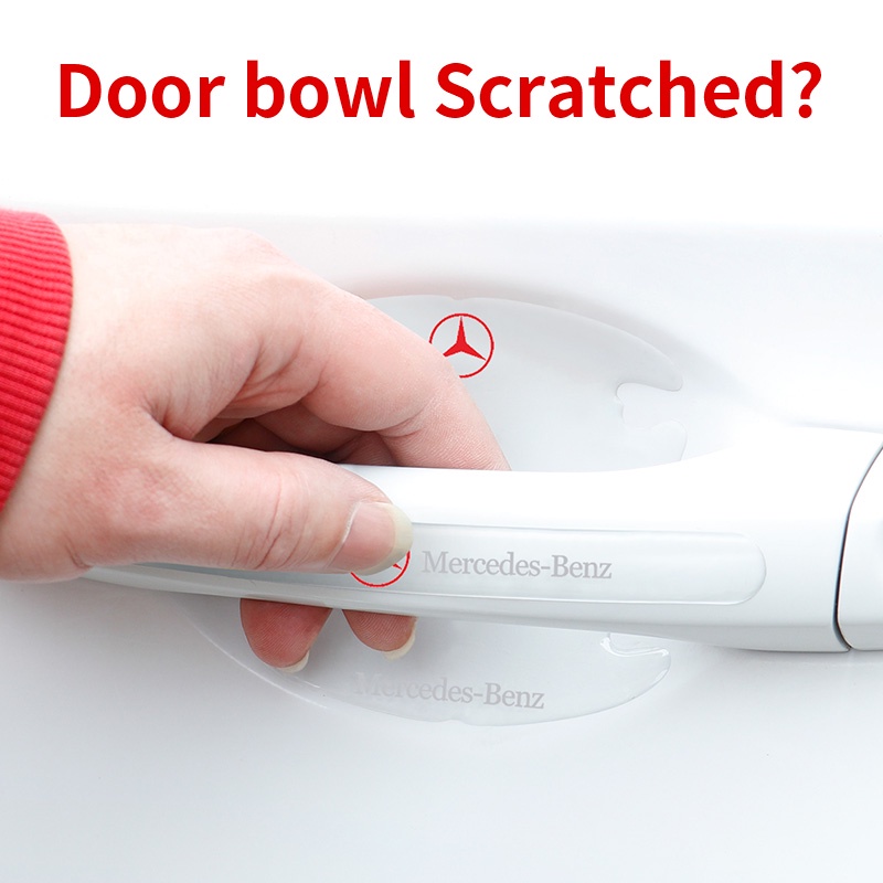 Phù Hợp Phim Dán Tay Nắm Cửa Xe Hơi Chống Trầy Cho Mercedes-Benz GLC260 E300L C200A E300L C200A